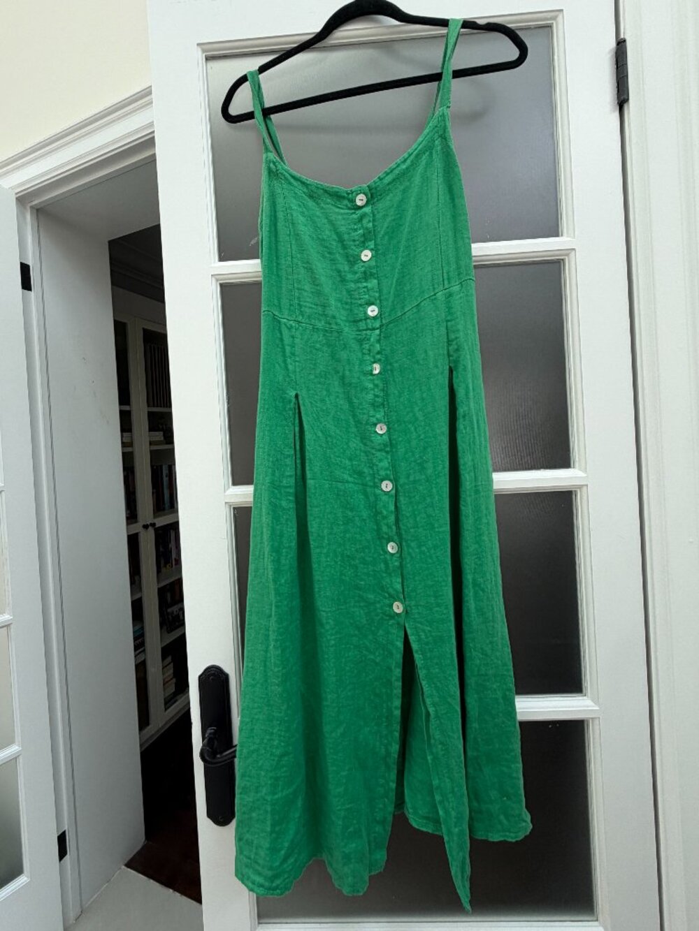 Women's 100% Linen Maxi Dress